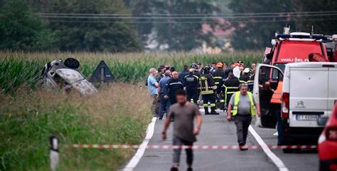 Muere una niña al estrellarse un avión de la Fuerza Aérea de Italia tras el despegue en un vuelo de prácticas